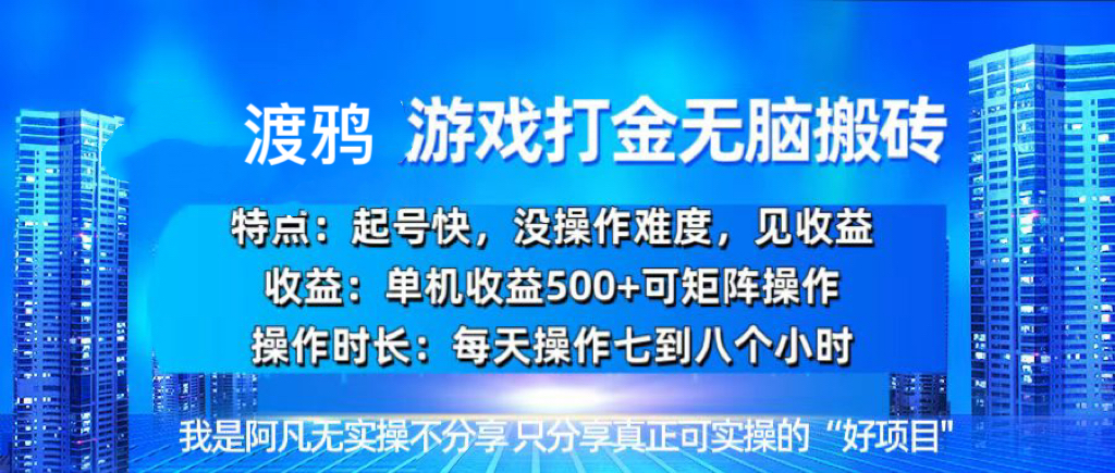 （13501期）韩国知名游戏打金无脑搬砖单机收益500+_山林科技社-山林科技社